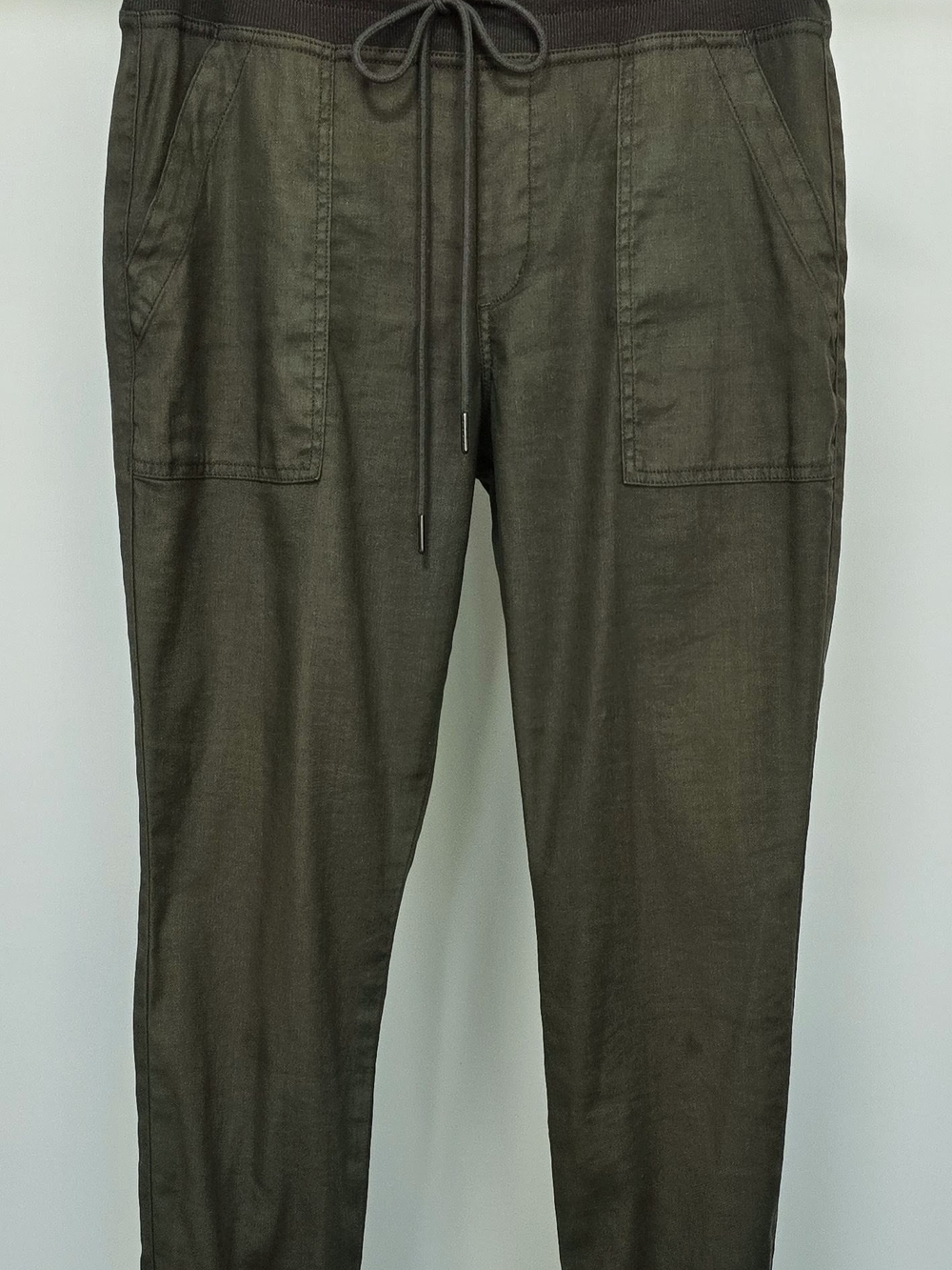 Level 99 Olive Green Drawstring Joggers